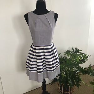 A Closet Navy and White Striped Sundress